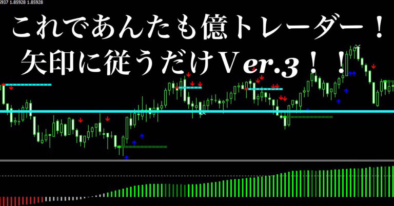 超簡単！矢印に従うだけ！！FX、GBP/AUD欧州タイム１分足スキャル手法Ver.3（特典付き）