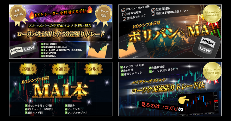 【全手法】バイナリーオプションロジックセット　/FX投資