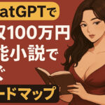 【穴場副業】ChatGPT×Kindleで官能小説を出版して月収100万円を稼ぐロードマップ