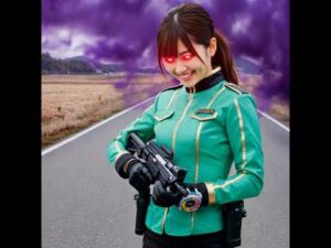 【邪電学園】洗脳されて一般市民を襲う闇堕ちヒロイン（hypnotized）