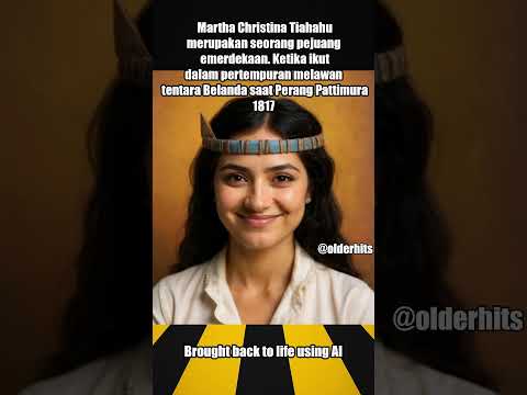 Martha Christina Tiahahu, Indonesian Female Hero from Maluku #pahlawanwanita #pahlawanindonesia
