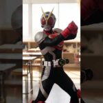 セーラ服の女学生が仮面ヒロインに変身 #Shorts