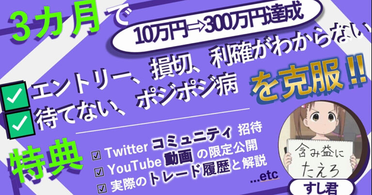 知らないと損する！口座残高3万円から専業トレーダーになるための教科書 辿り着いたオリジナル手法のすべてを教えます。
