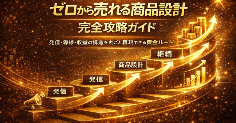 プロダクトエコシステム完全攻略｜ゼロから売れる商品設計をつくる黄金ルート