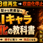 AIキャラ『IP化』の教科書｜3億再生からの収益ゼロを「資産」に変えた全手順書