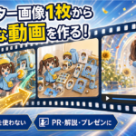 【キャラ画像1枚→完成MP4】ナレーション・BGM・SFXまで作るCodexスキル「1枚からリッチ動画」